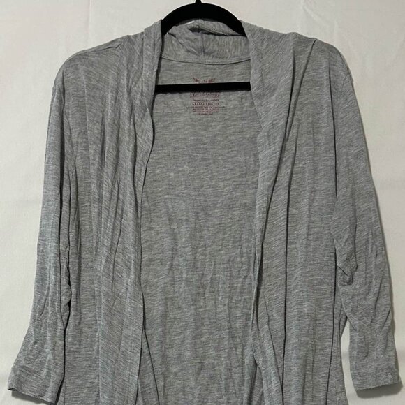 Faded Glory Gray Open Front Cardigan - Picture 1 of 4